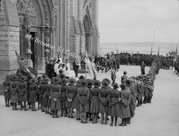 LAST CEREMONY OF BISHOP BROWNE WITH GIRL GUIDES